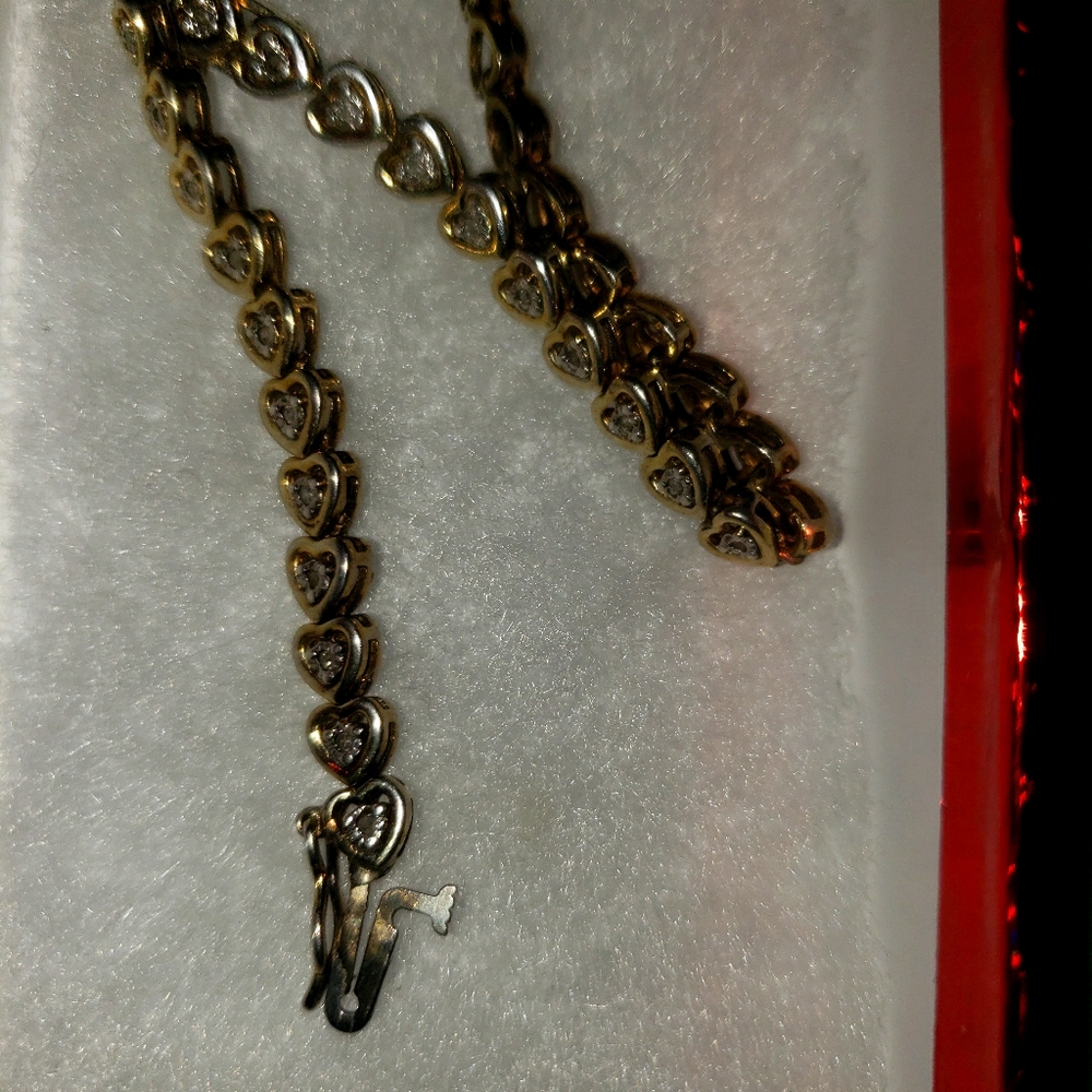 Diamond Heart Bracelet